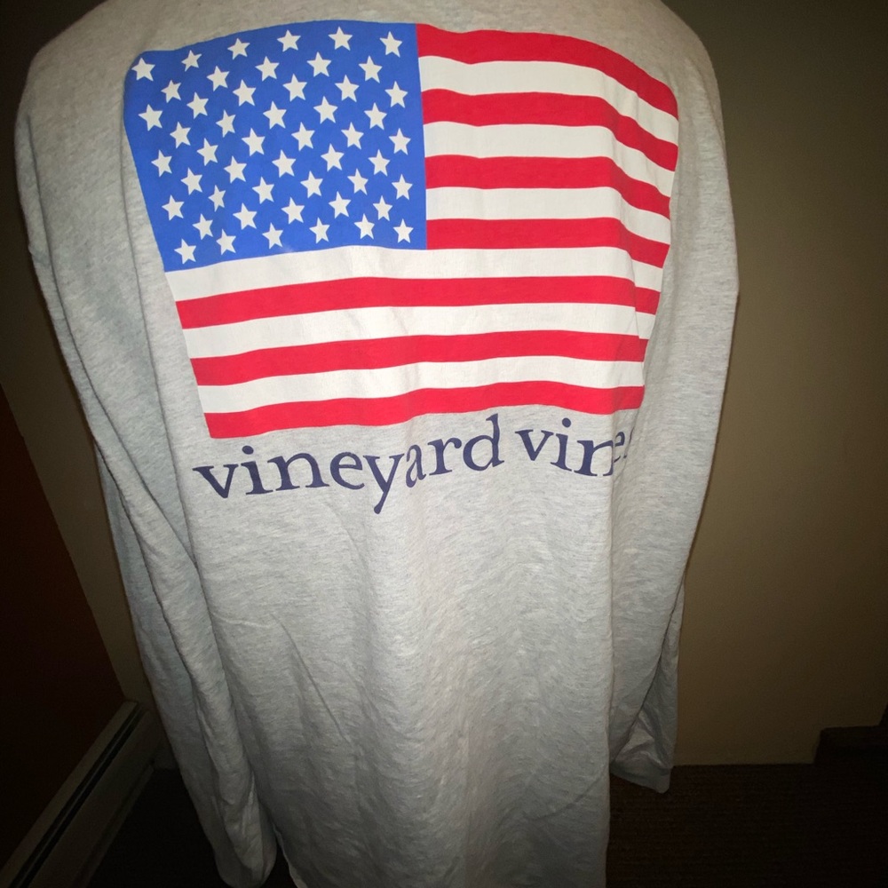 American Flag Vineyard Vines Long Sleeve